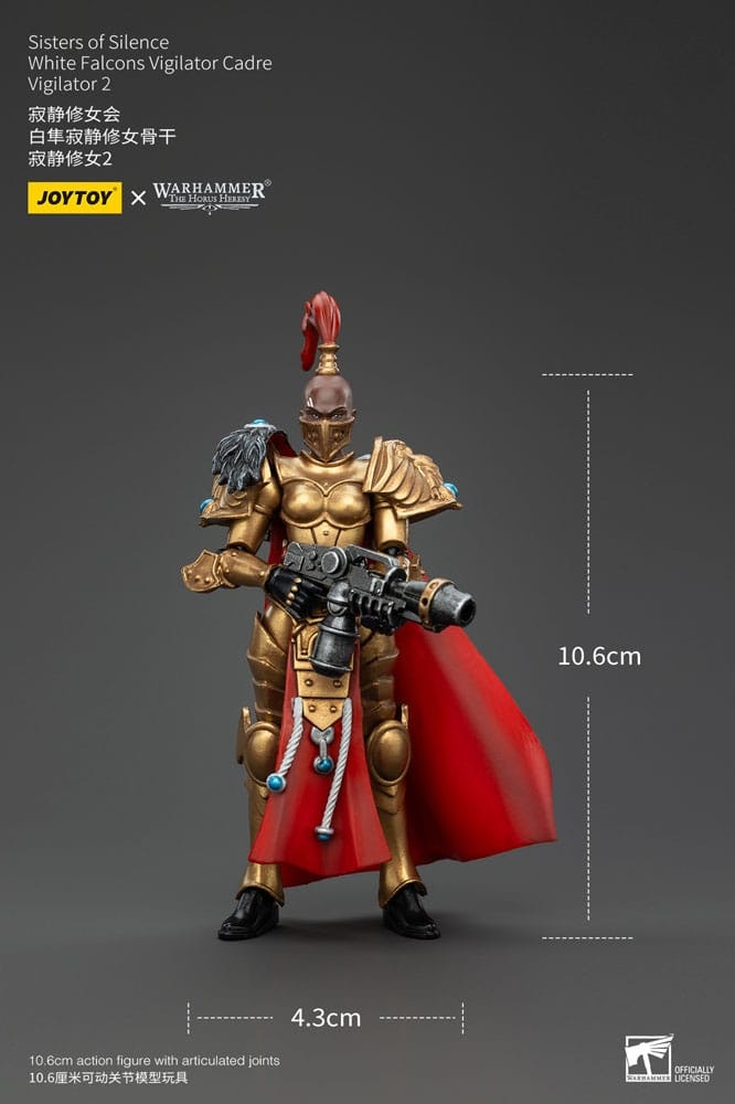 Warhammer The Horus Heresy Actionfigur Sisters of Silence White Falcons Vigilator Cadre Vigilator 2 19 cm (Totalpris 698,-)