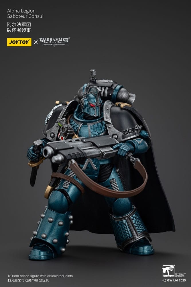 Warhammer The Horus Heresy Action Figure Alpha Legion Saboteur Consul 20 cm (Totalpris 939,-)