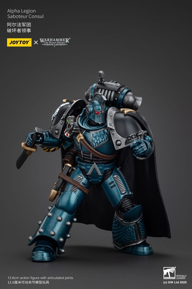 Warhammer The Horus Heresy Action Figure Alpha Legion Saboteur Consul 20 cm (Totalpris 939,-)