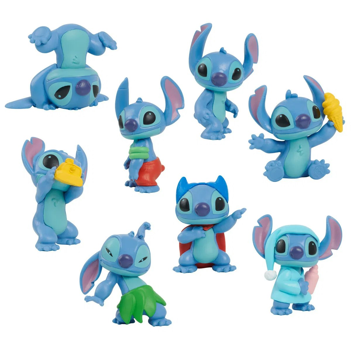 Stitch Mini figurer 8 Pack 5 cm