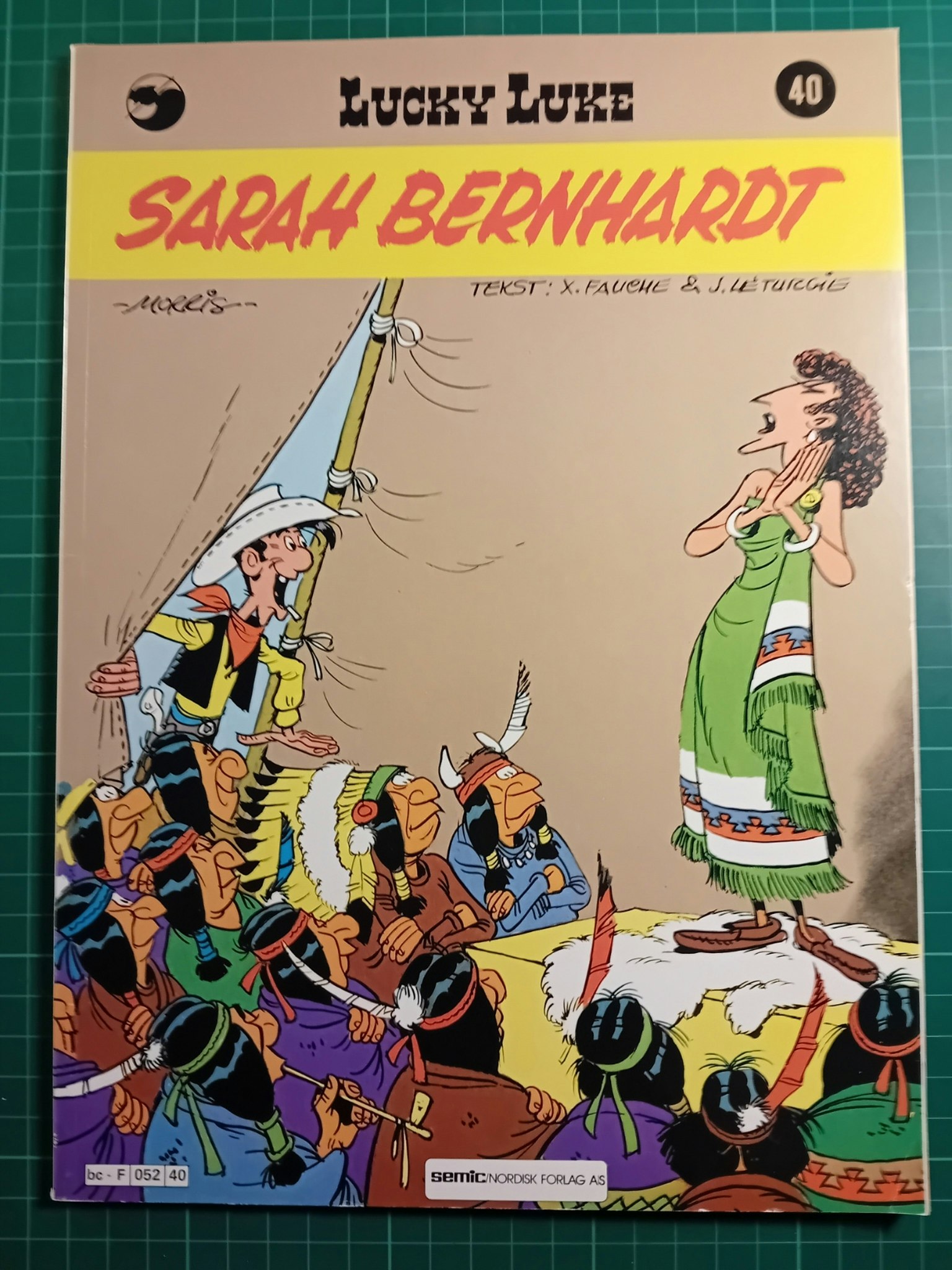 Lucky Luke 40 Sarah Bernhardt