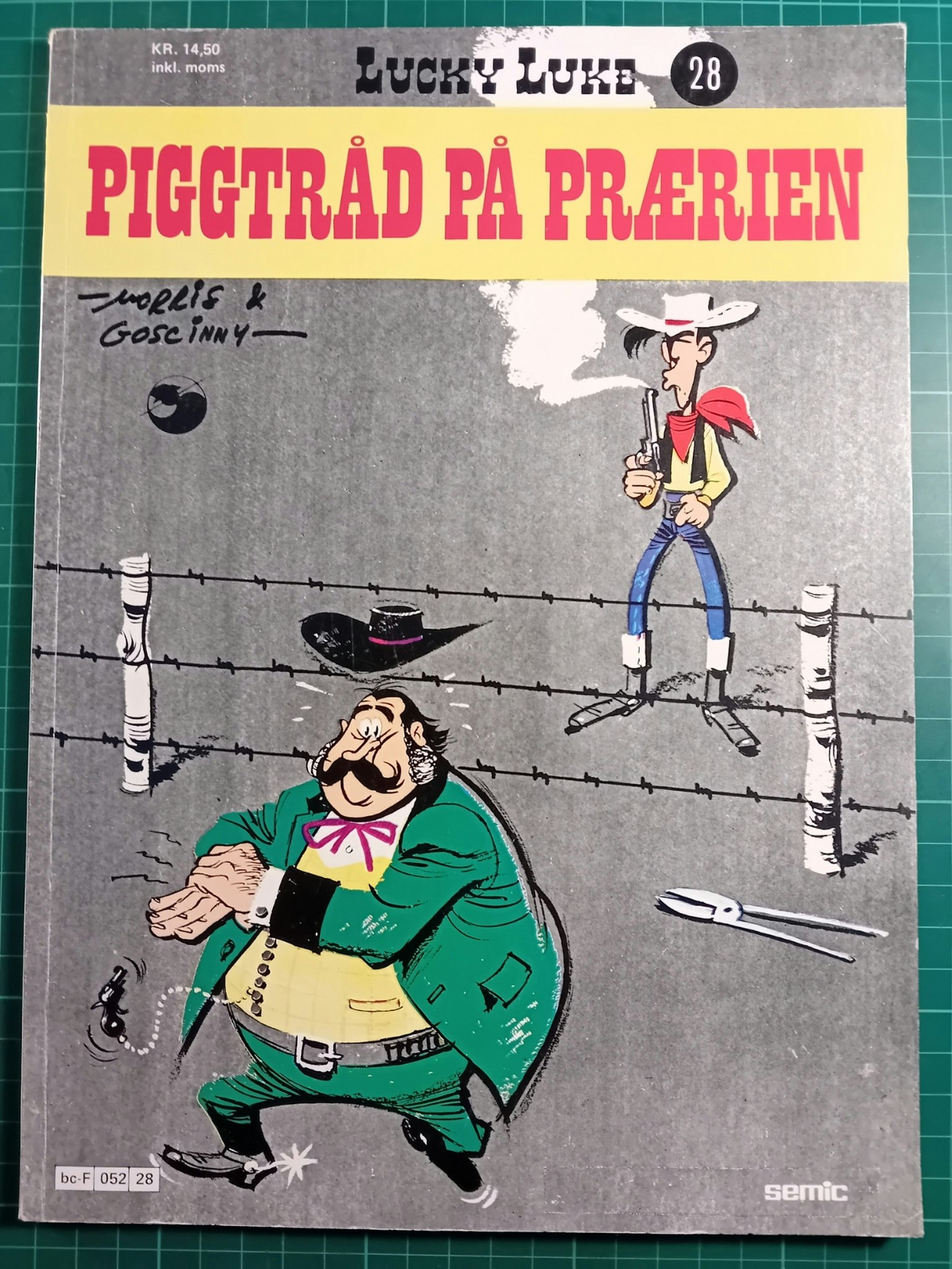 Lucky Luke 28 Piggtråd på prærien