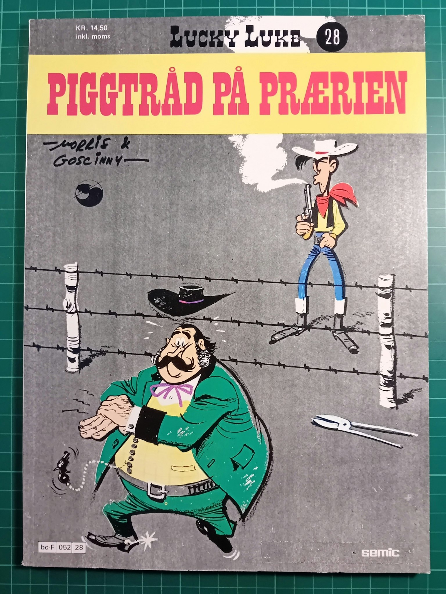 Lucky Luke 28 Piggtråd på prærien