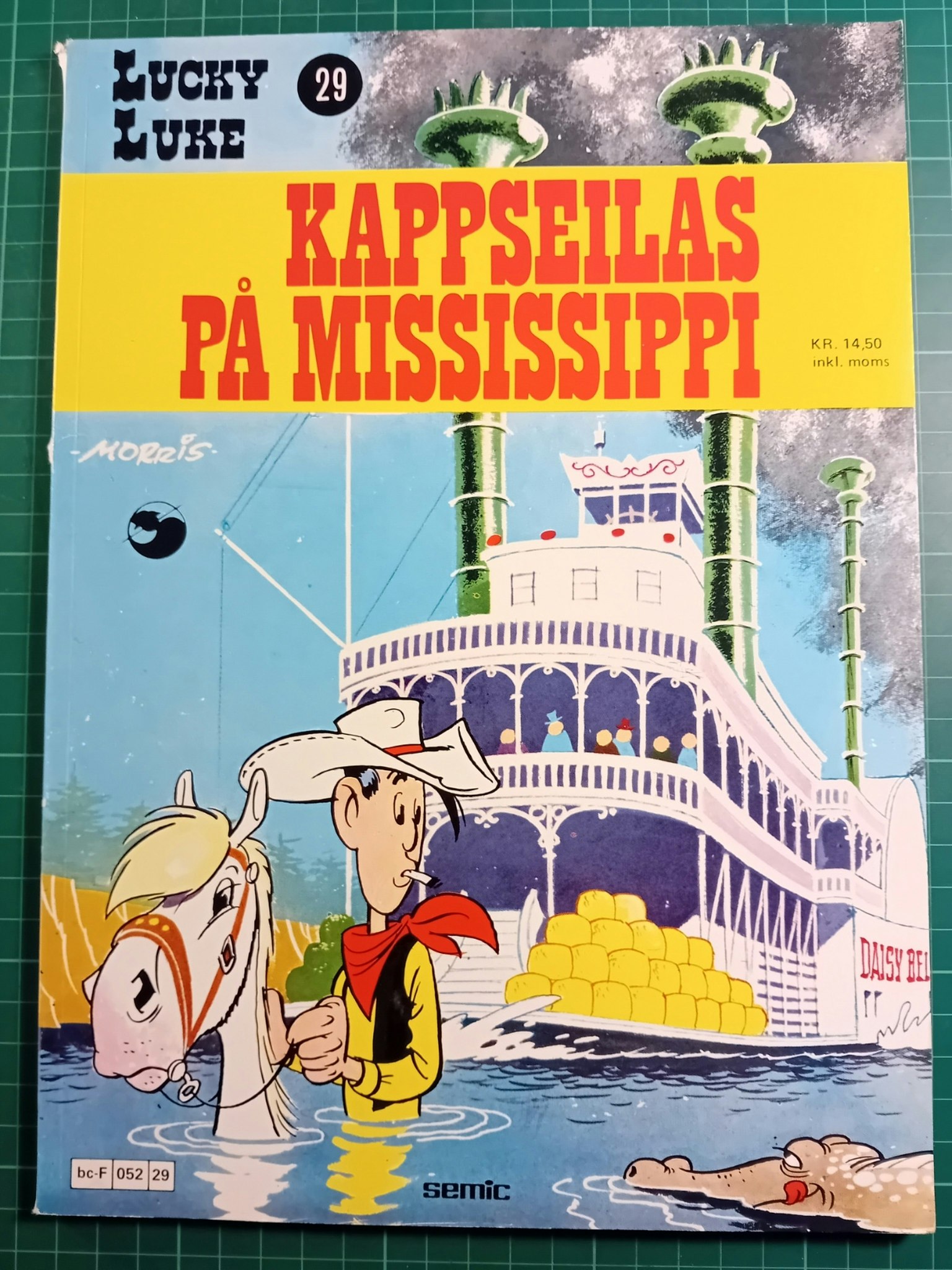 Lucky Luke 29 Kappseilas på Mississippi