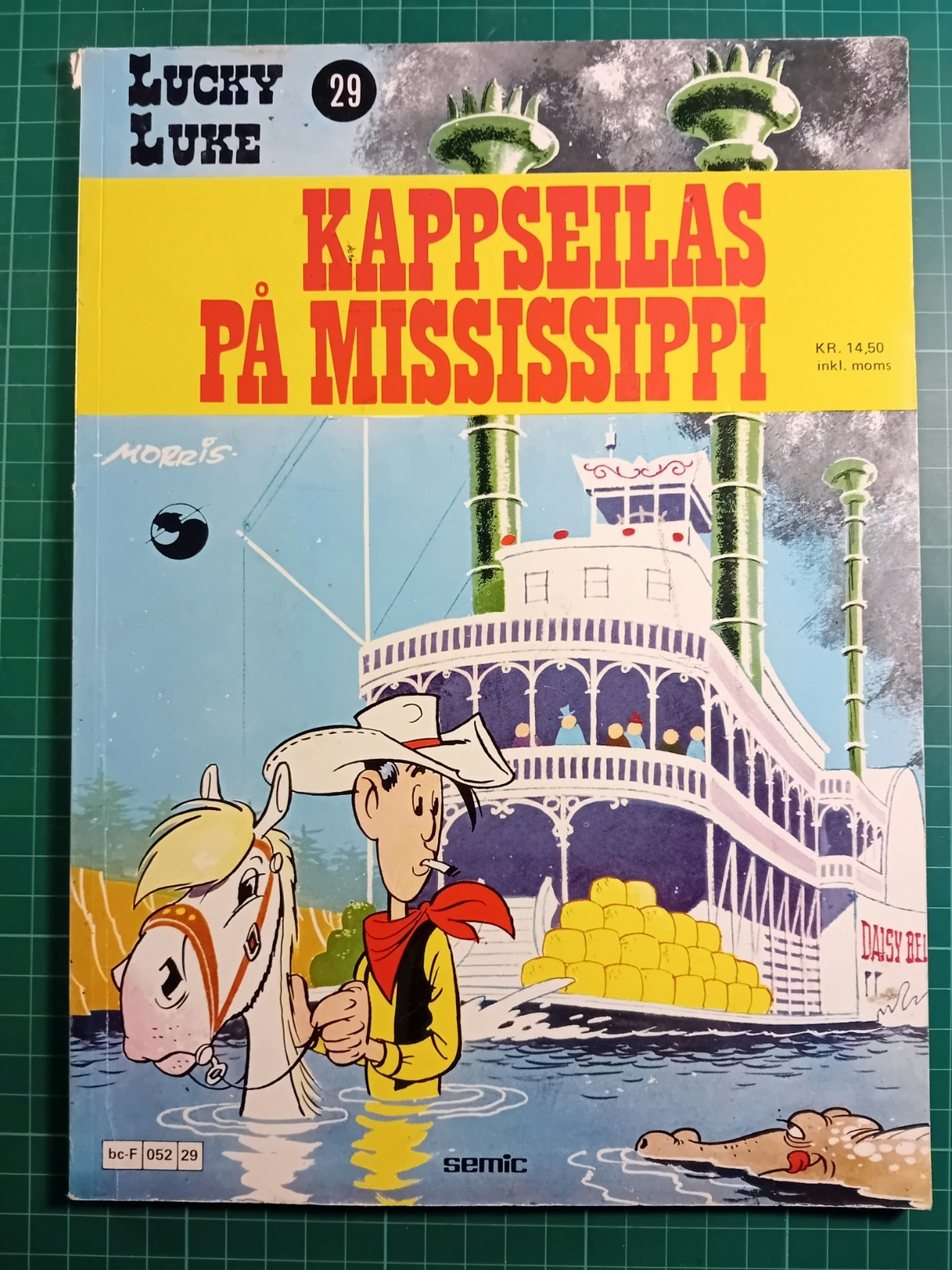 Lucky Luke 29 Kappseilas på Mississippi