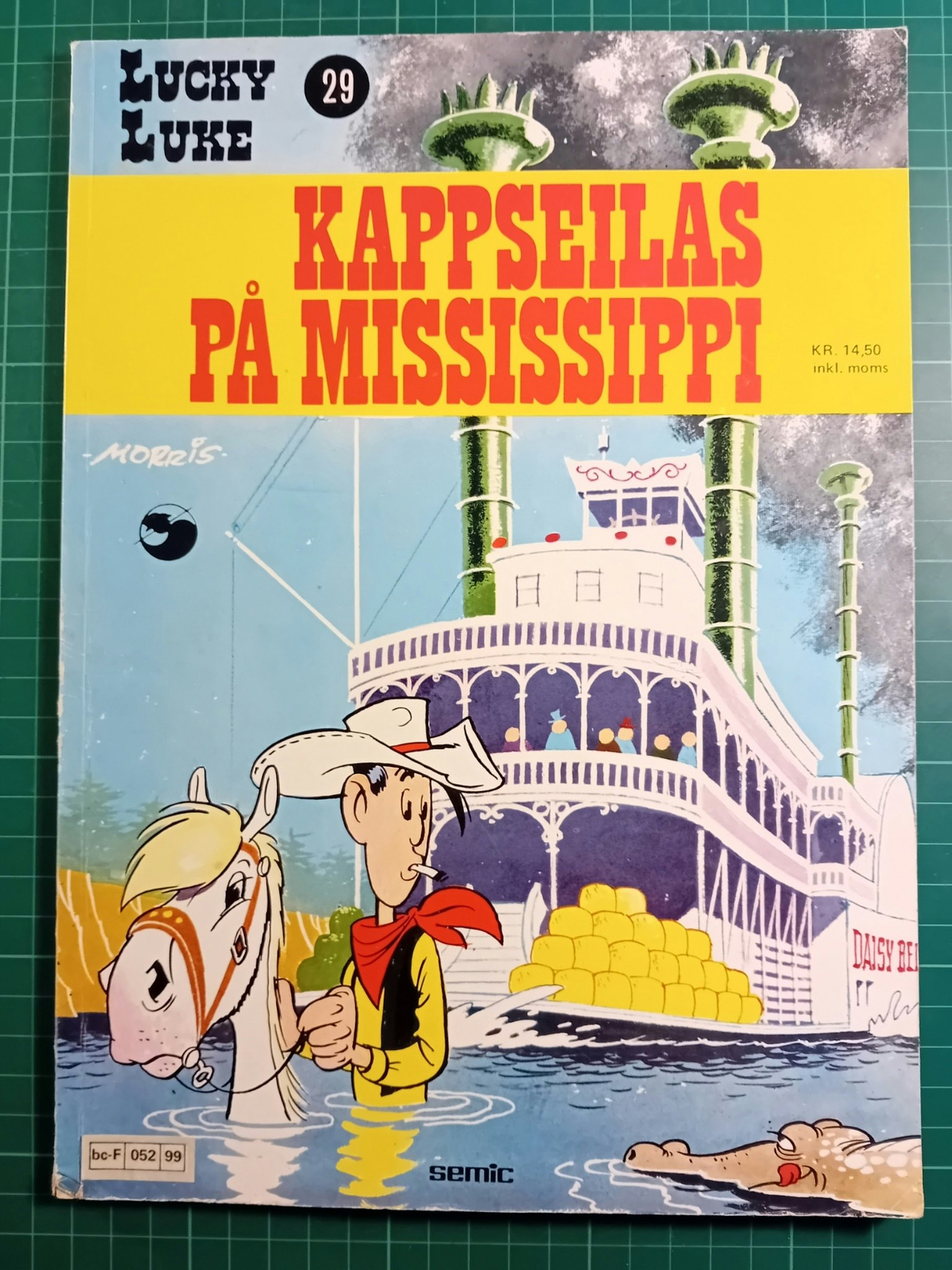 Lucky Luke 29 Kappseilas på Mississippi