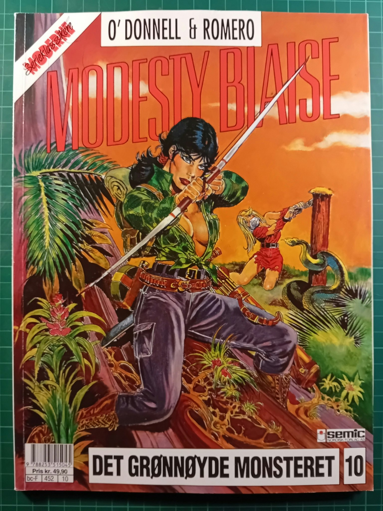 Modesty Blaise 10 Det grønnøyde monsteret