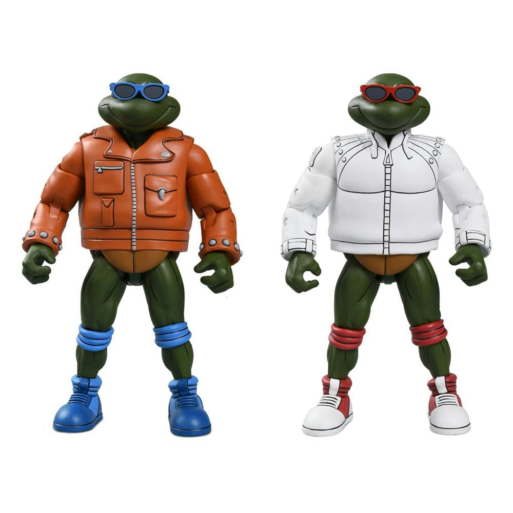 TMNT (Archie Comics) (Cartoon) Action Figure Punk Leo and Punk Raph 2 Pack 18 cm (Totalpris 998,-)