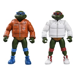 TMNT (Archie Comics) (Cartoon) Action Figure Punk Leo and Punk Raph 2 Pack 18 cm (Totalpris 998,-)