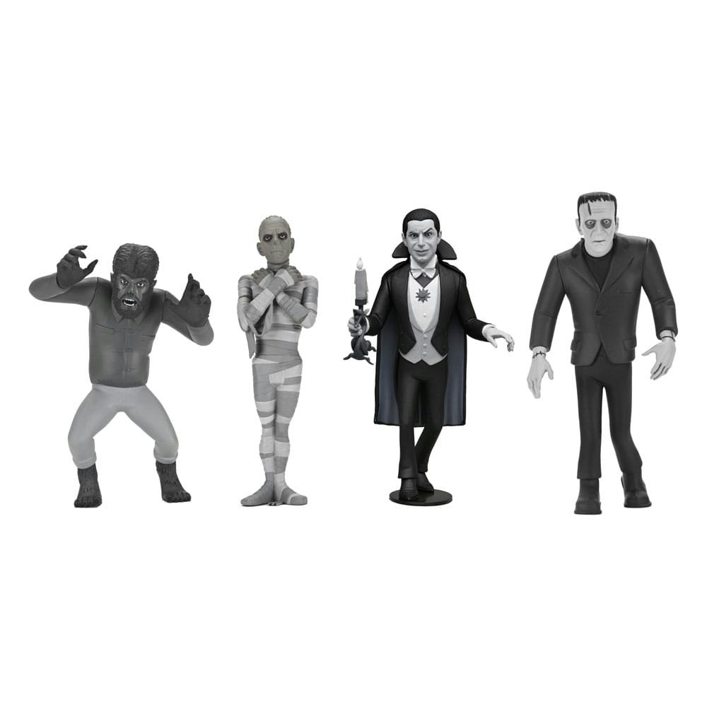 Universal Monsters Toony Terrors Action Figures 15 cm Series 10 Silver Screen Edition Komplett serie (Totalpris 995,-)