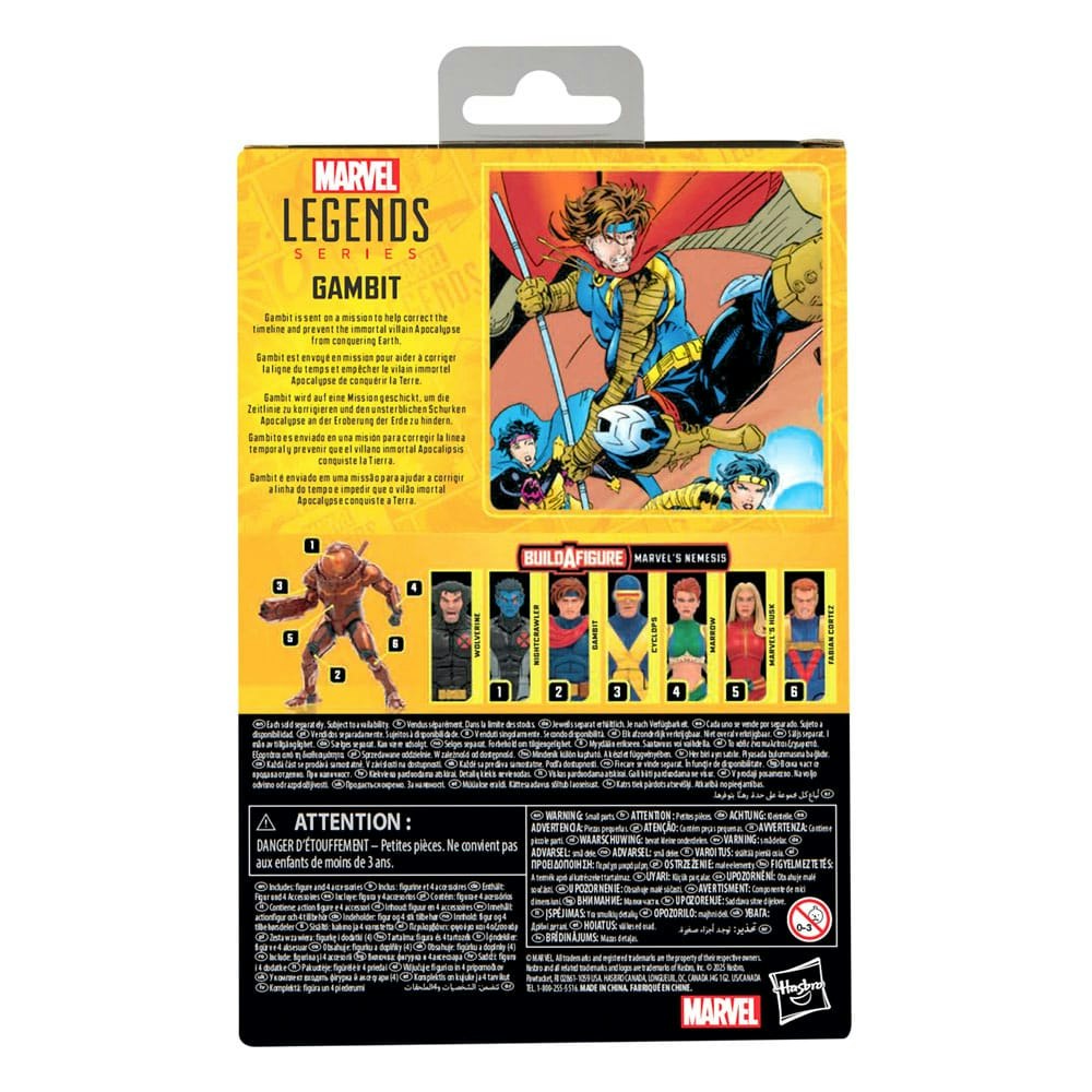 X-Men Marvel Legends Action Figure Gambit (BAF: Marvel's Nemesis) 15 cm (Totalpris 389,-)
