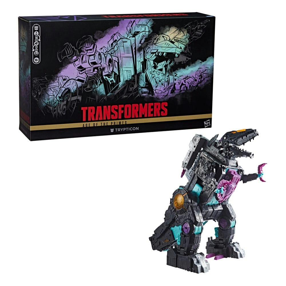 Preordre Transformers Generations Selects Age of the Primes Action Figure G1 Trypticon 45 cm (Totalpris 2.895,-)