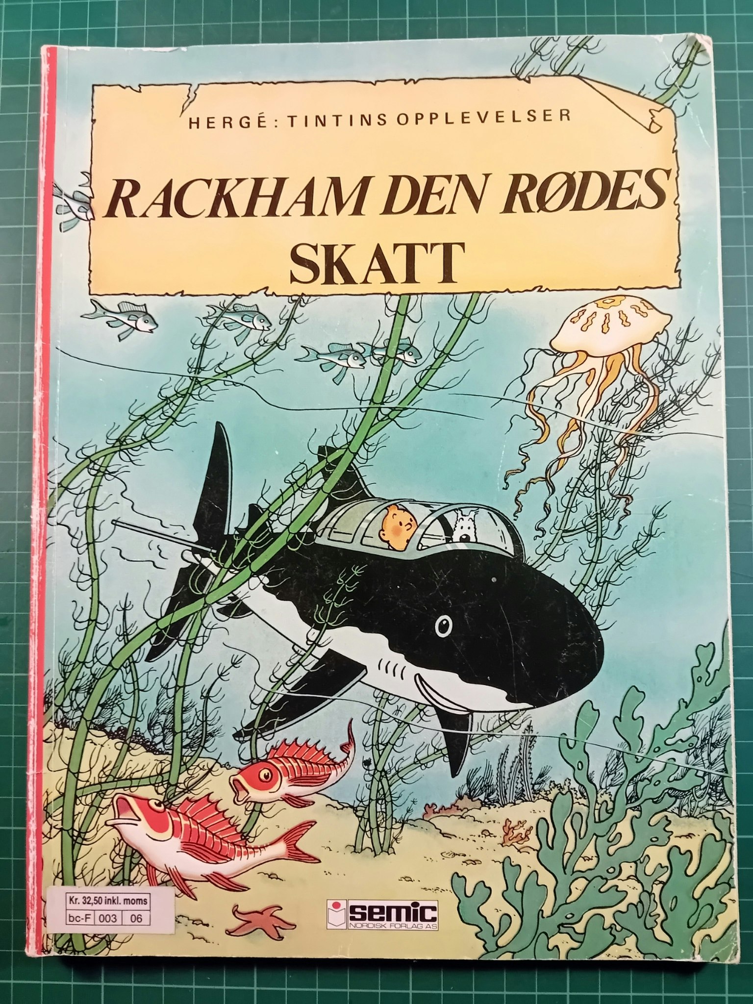 TinTin 02 Rackham den rødes skatt (slitt)