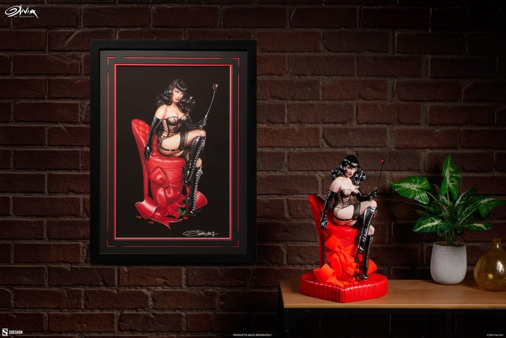 Bettie Page Statue Love Hurts 44 cm (Totalpris 11.995,-)