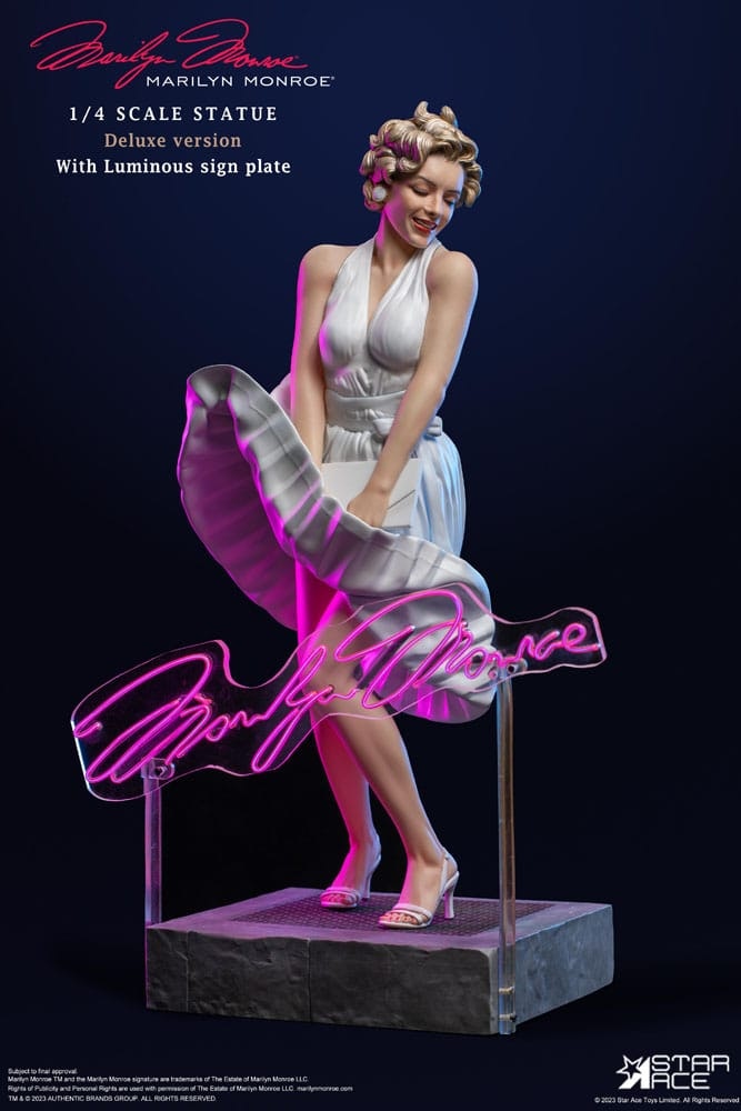 Marilyn Monroe Statue 1/4 Marilyn Monroe Deluxe Version 50 cm (Totalpris 6.995,-)