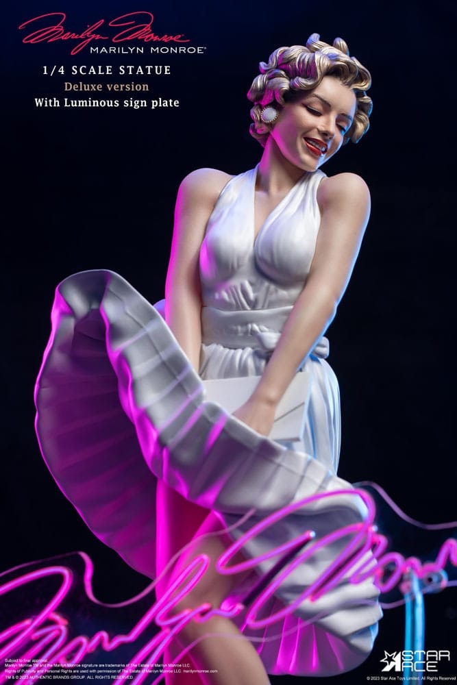 Marilyn Monroe Statue 1/4 Marilyn Monroe Deluxe Version 50 cm (Totalpris 6.995,-)
