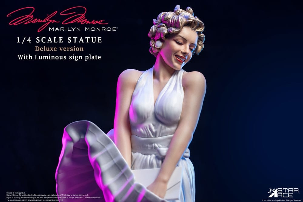 Marilyn Monroe Statue 1/4 Marilyn Monroe Deluxe Version 50 cm (Totalpris 6.995,-)