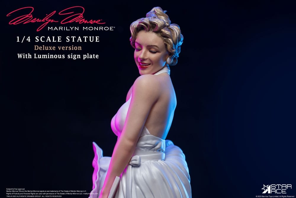 Marilyn Monroe Statue 1/4 Marilyn Monroe Deluxe Version 50 cm (Totalpris 6.995,-)