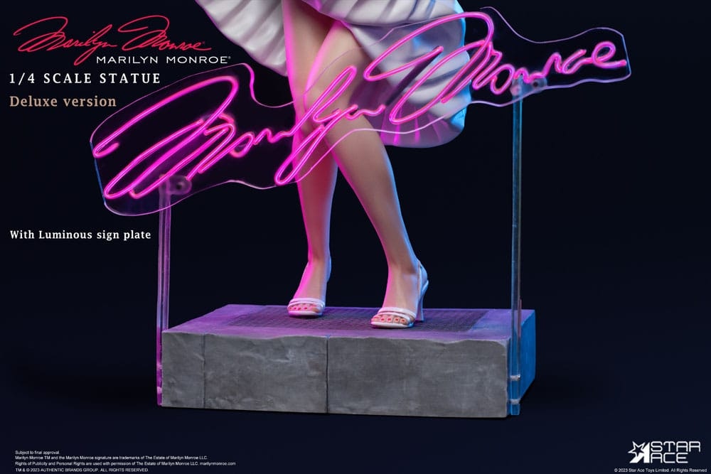 Marilyn Monroe Statue 1/4 Marilyn Monroe Deluxe Version 50 cm (Totalpris 6.995,-)