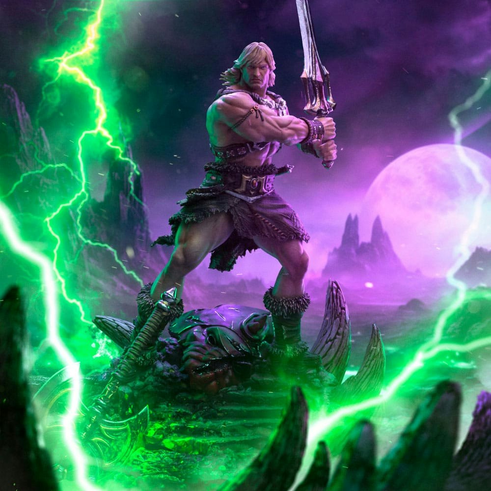 Masters of the Universe Deluxe Art Scale Statue 1/10 He-Man Unleashed 34 cm (totalpris 4.295,-)