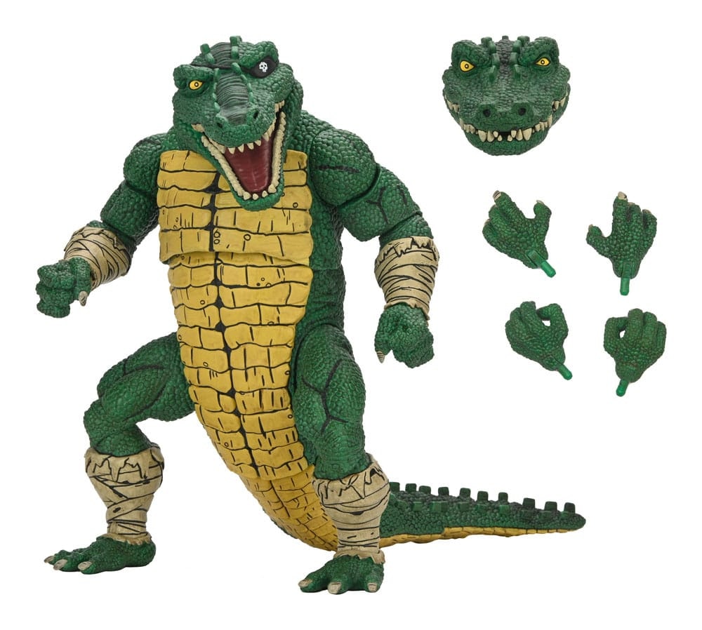 TMNT: (Mirage Comics) Action Figure Leatherhead 21 cm (Totalpris 895,-)