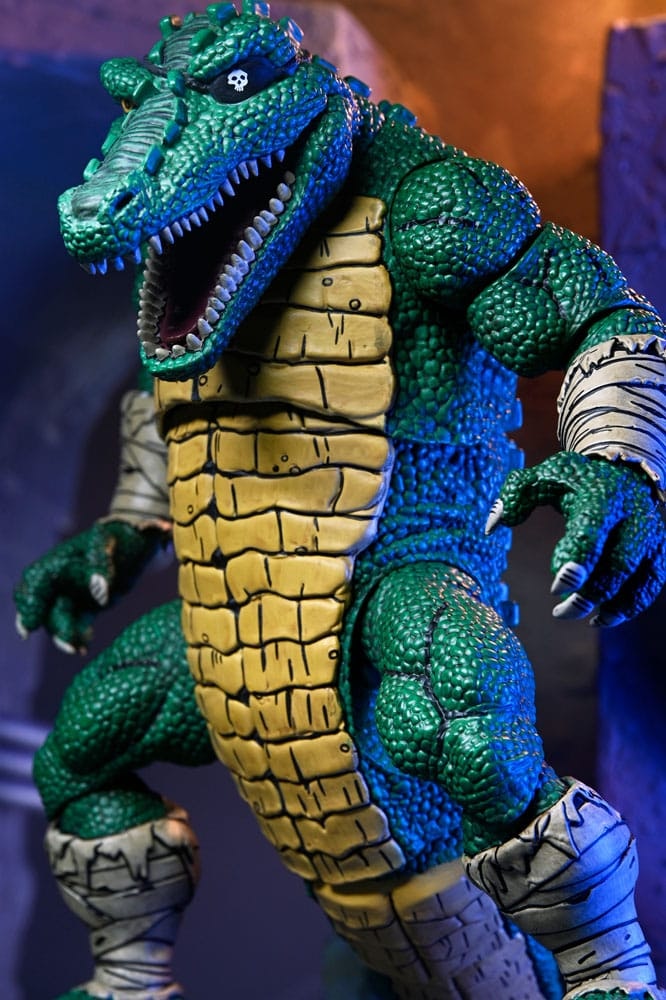 TMNT: (Mirage Comics) Action Figure Leatherhead 21 cm (Totalpris 895,-)