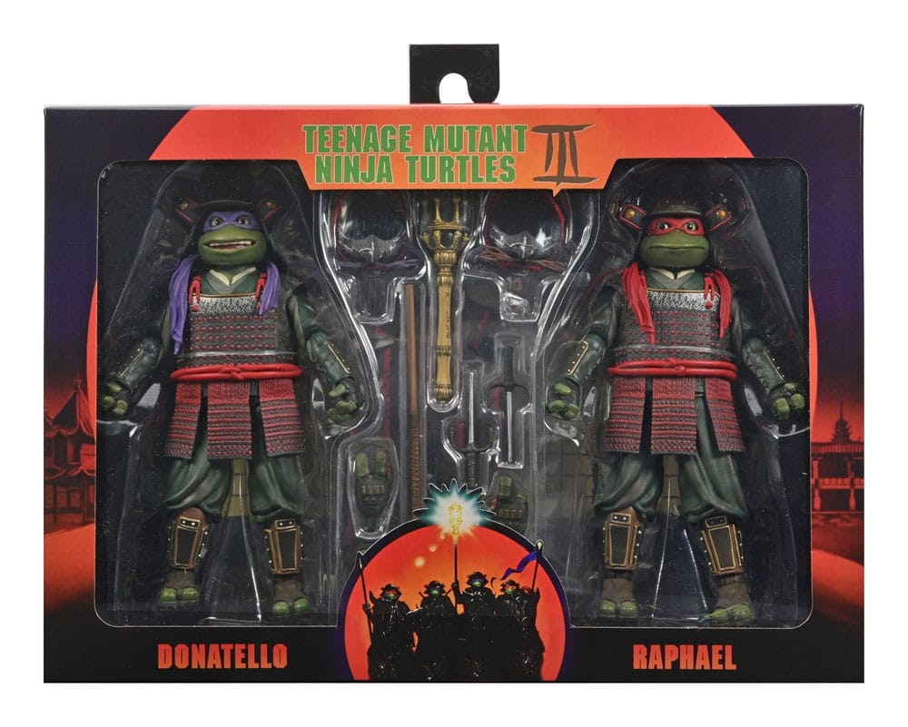 Teenage Mutant Ninja Turtles III Action Figure 2-Pack Donatello & Raphael 18 cm (Totalpris 1.295,-)
