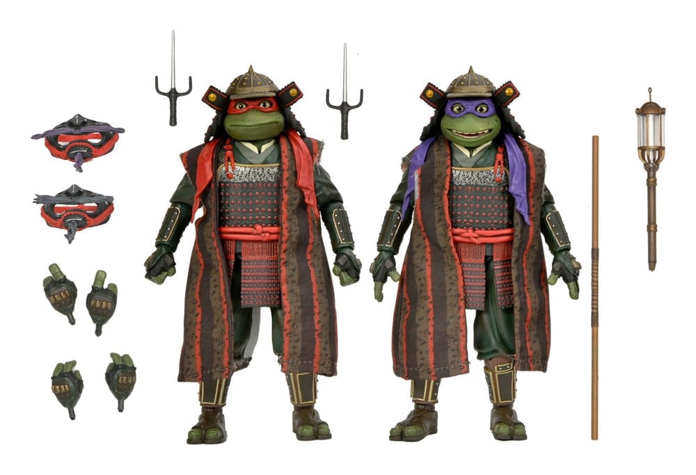 Teenage Mutant Ninja Turtles III Action Figure 2-Pack Donatello & Raphael 18 cm (Totalpris 1.295,-)