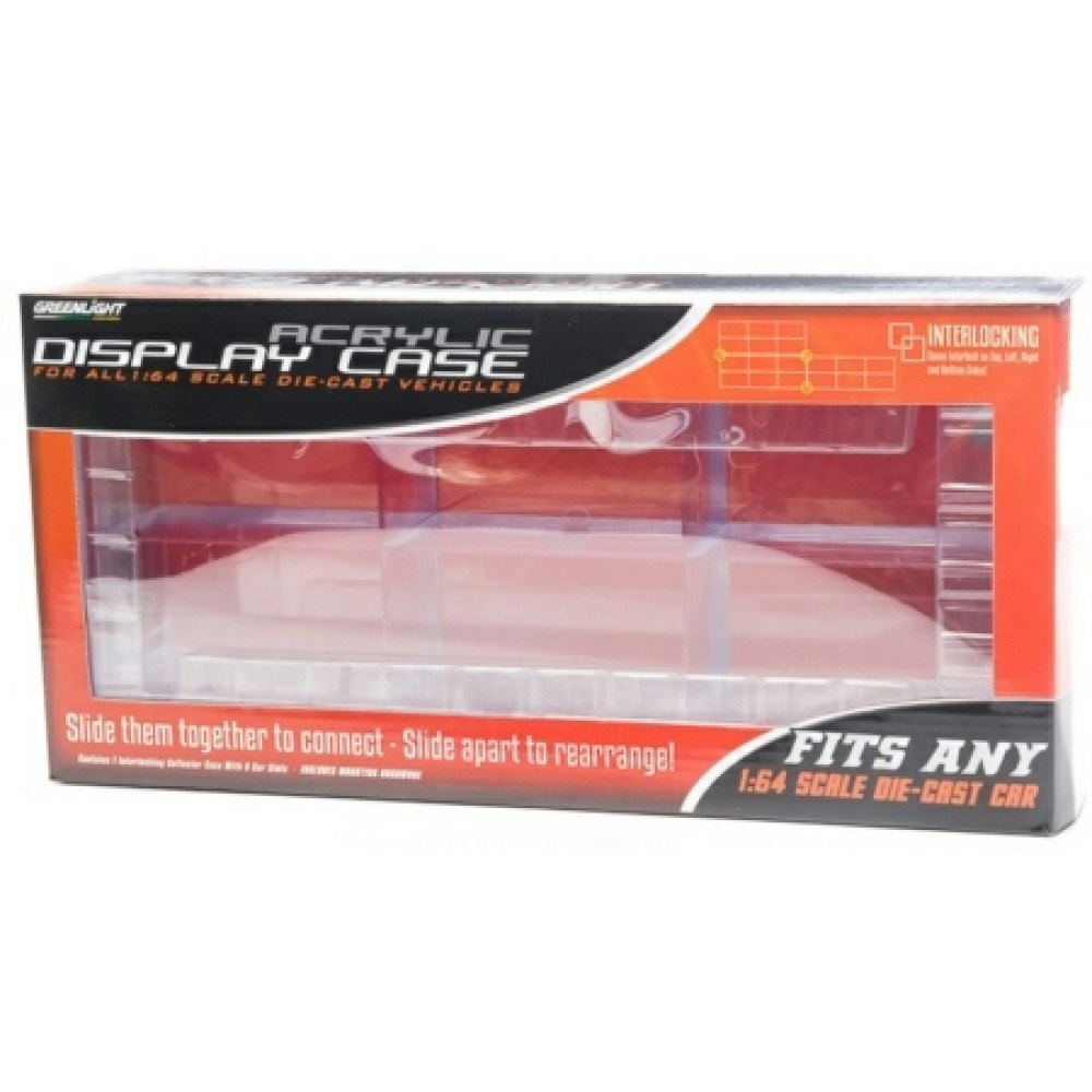 Acryl display modul for 6 biler 1:64