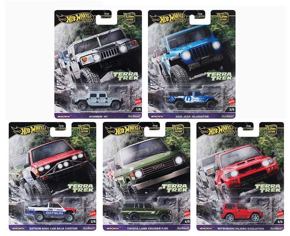 Terra Trek komplett serie + Chase utgave (6 biler)