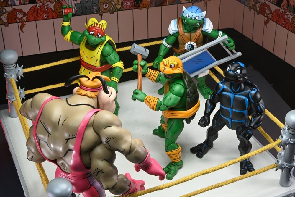 Teenage Mutant Ninja Turtles (Archie Comics) Action Figures 4-Pack Stump Wrestling Turtles 18 cm (Totalpris 2398,-)