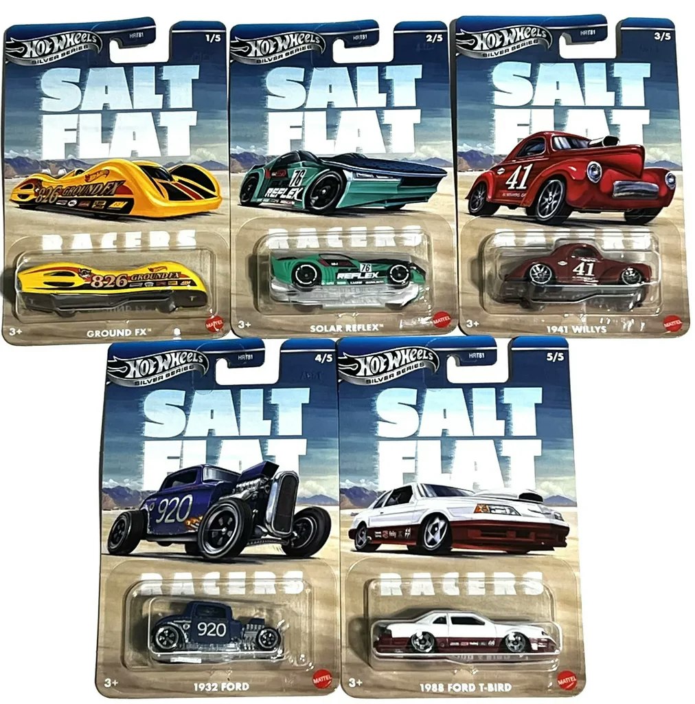 Silver series Salt flat komplett serie 5 biler