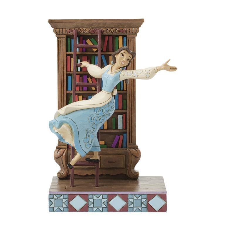 A world of books (Belle on bookcase) (Totalpris 998,-)