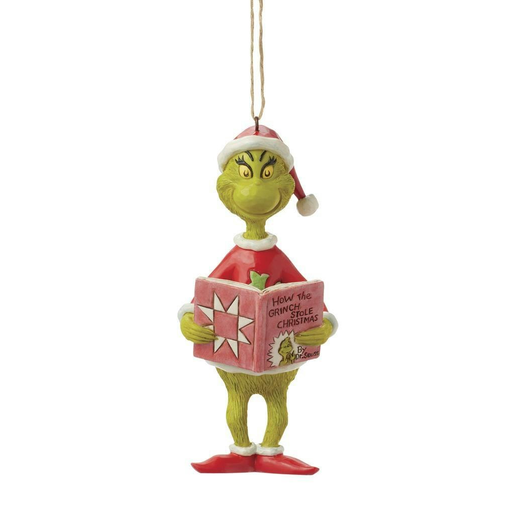 Grinch with book, ornament (Totalpris 419,-)