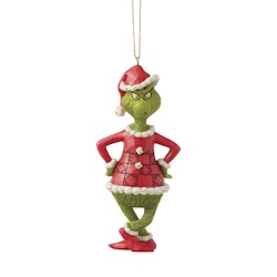 Grinch with hands on hips, ornament (Totalpris 298,-)