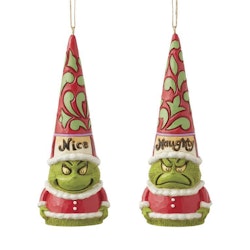 Naughty & nice gnome, ornament (Totalpris 329,-)