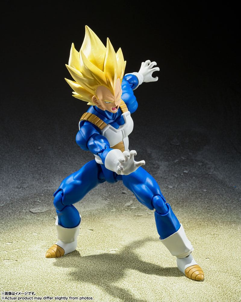 Dragon Ball Z S.H. Figuarts Action Figure Super Saiyan Vegeta (Awakened Super Saiyan Blood) 14 cm (totalpris 449,-)