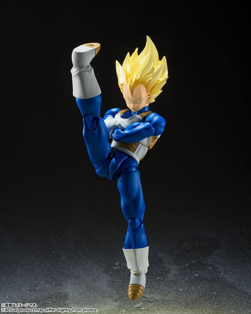 Dragon Ball Z S.H. Figuarts Action Figure Super Saiyan Vegeta (Awakened Super Saiyan Blood) 14 cm (totalpris 449,-)