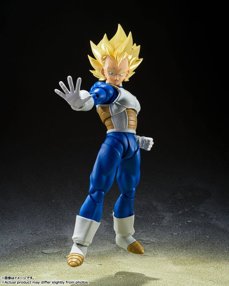 Dragon Ball Z S.H. Figuarts Action Figure Super Saiyan Vegeta (Awakened Super Saiyan Blood) 14 cm (totalpris 449,-)