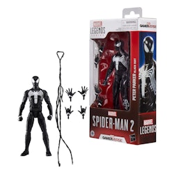 Spider-Man 2 Marvel Legends Gamerverse Action Figure Peter Parker (Black Suit) 15 cm (Totalpris 389,-)