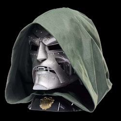 Doctor Doom helmet replica/cosplay (Black Suit) (Totalpris 1.595,-)