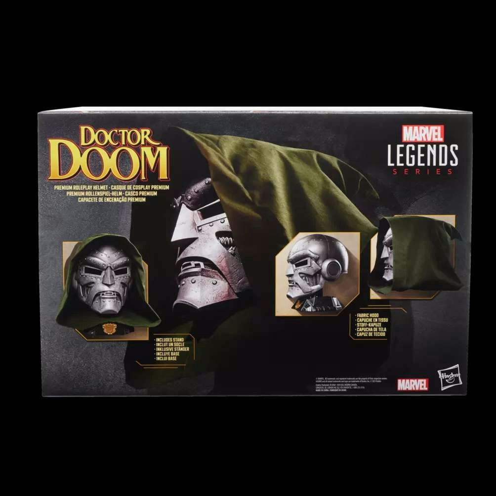 Doctor Doom helmet replica/cosplay (Black Suit) (Totalpris 1.595,-)