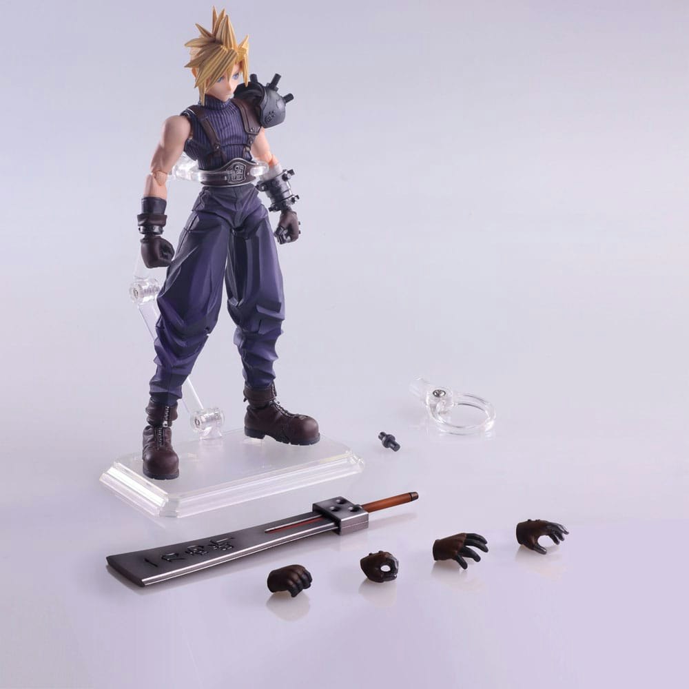 Final Fantasy VII Bring Arts Action Figure Cloud Strife Hardedge Ver. 15 cm (Totalpris 1798,-)