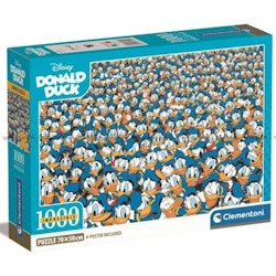 Puslespill Donald Duck - impossible (1000 Biter)
