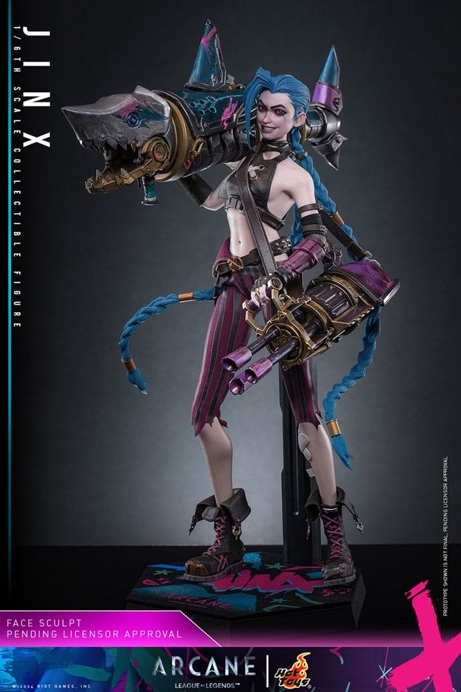 Arcane Action Figure 1/6 Jinx 27 cm Hot Toys (Totalpris 4.495,-)