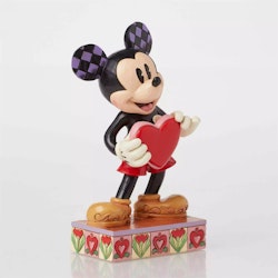 A Love Note (Mickey with Personaliseable Heart Figurine)