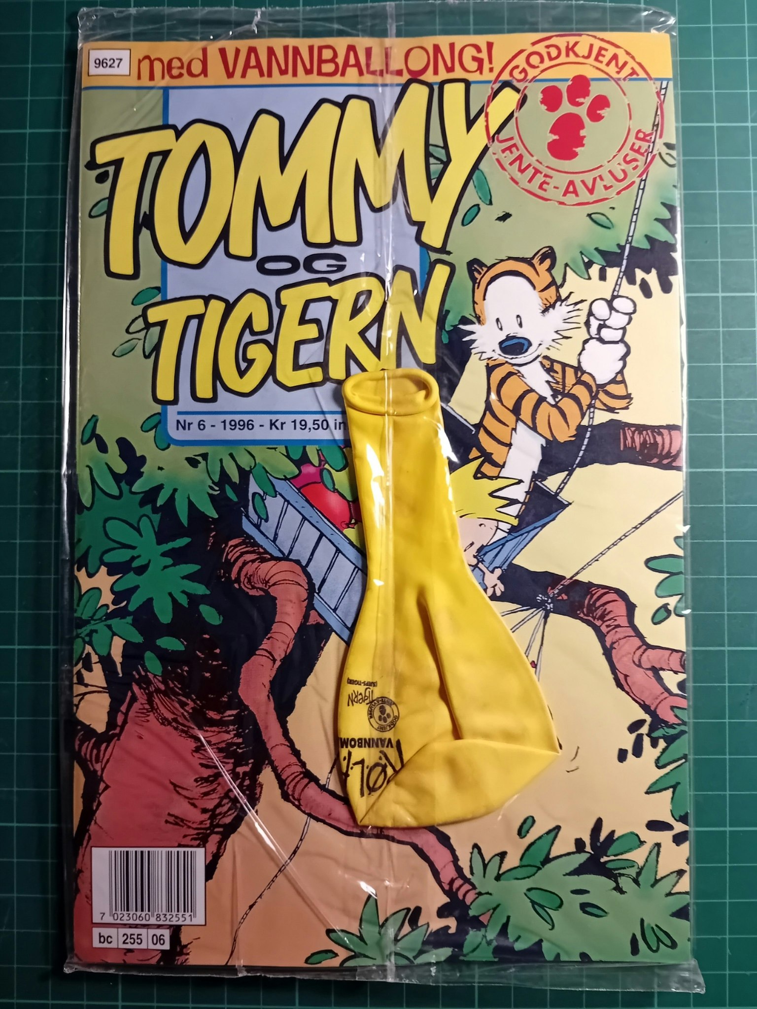 Tommy og Tigern 1996 - 06 (forseglet m/ gul vannballong)
