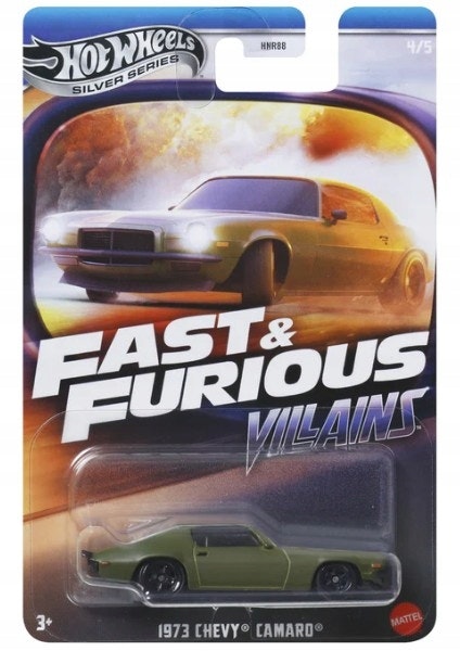 Fast & Furious Villains #4/5 Chevy Camaro 1973 Grønn