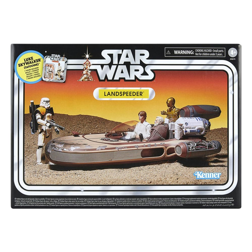 Star Wars Episode IV Vintage Collection Vehicle with Figure Landspeeder & Luke Skywalker (Tatooine) (Totalpris 898,-)