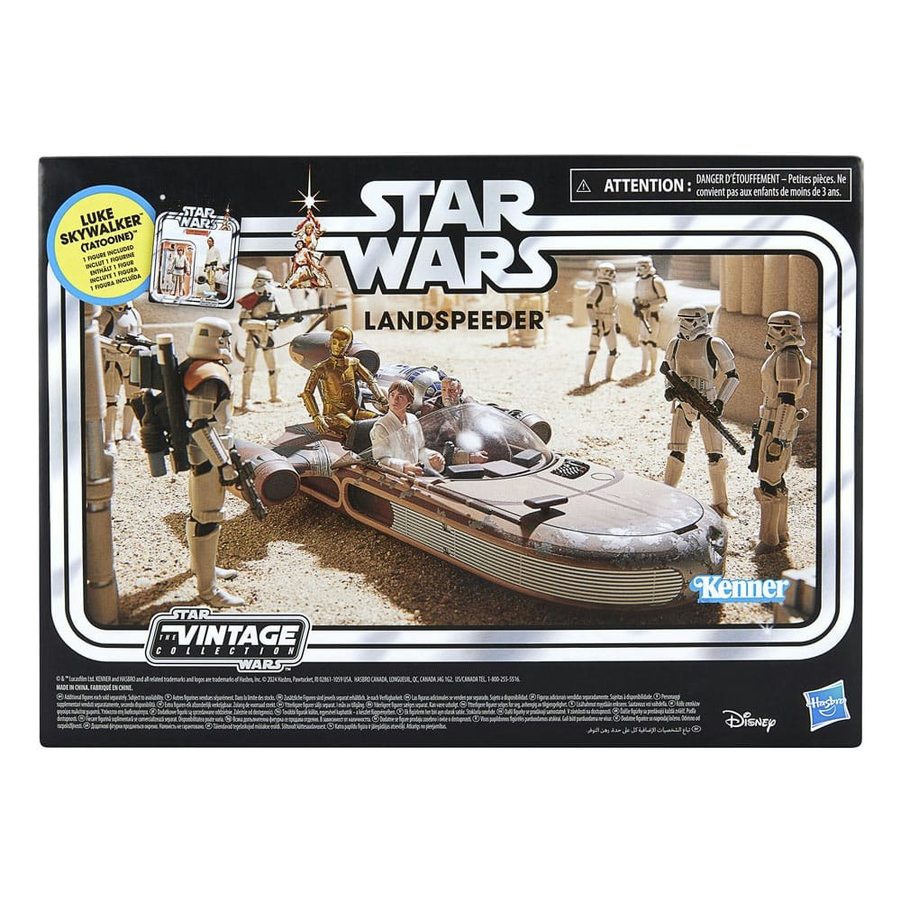 Star Wars Episode IV Vintage Collection Vehicle with Figure Landspeeder & Luke Skywalker (Tatooine) (Totalpris 898,-)